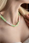Heliophilia Silver Collar Multicolor con Colgante de Aleación